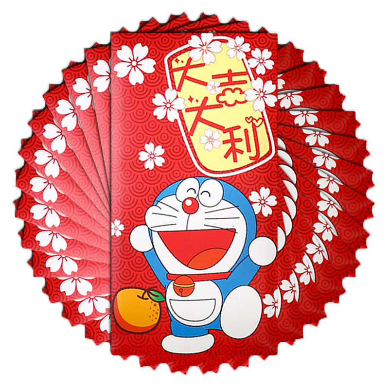蛇年卡通红包袋2025年新年压红包/利是封