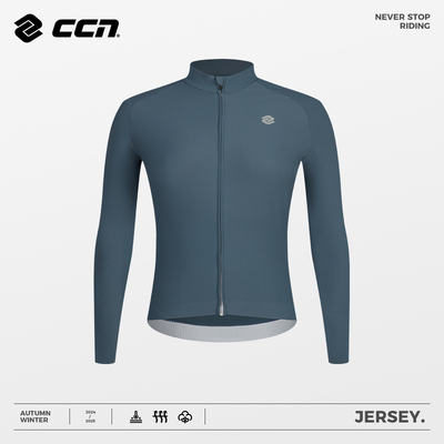 ccn抓绒长袖骑行服防风保暖
