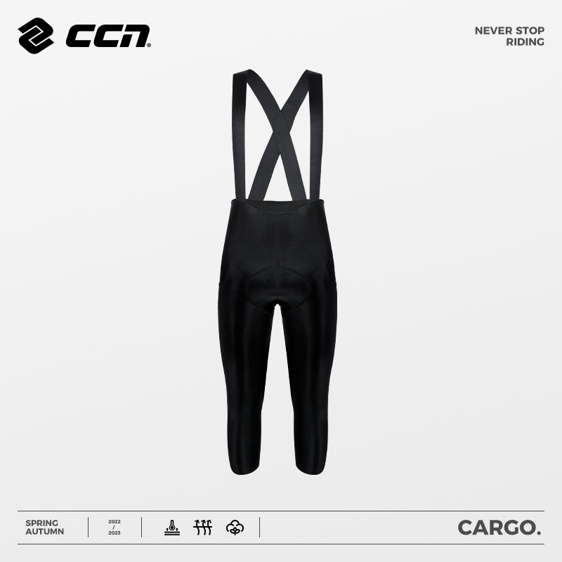 ccn七分吊带骑行裤速干透气贴身