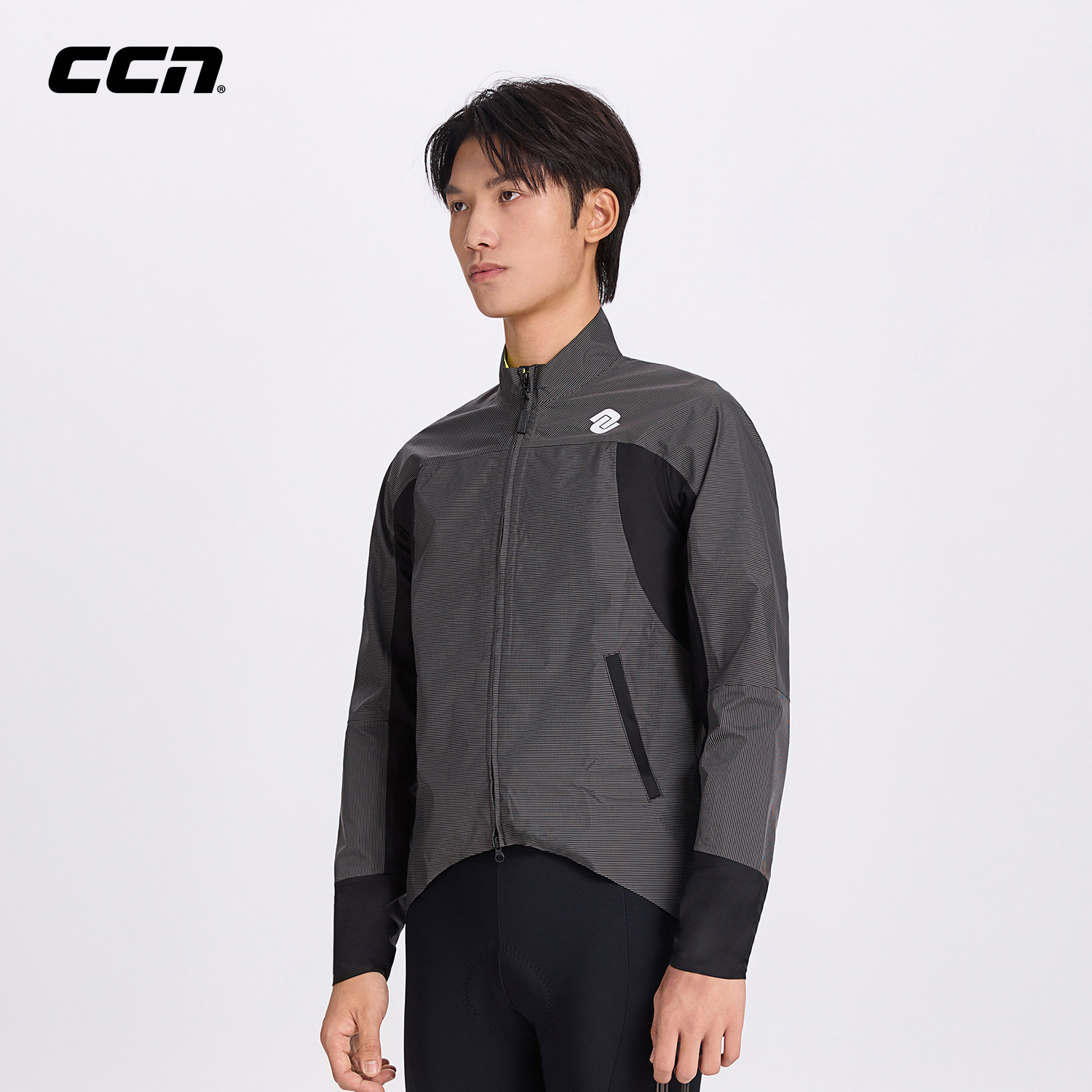 CCN高端全无缝骑行服风衣防风防水保暖自行车公路车山地车外套男