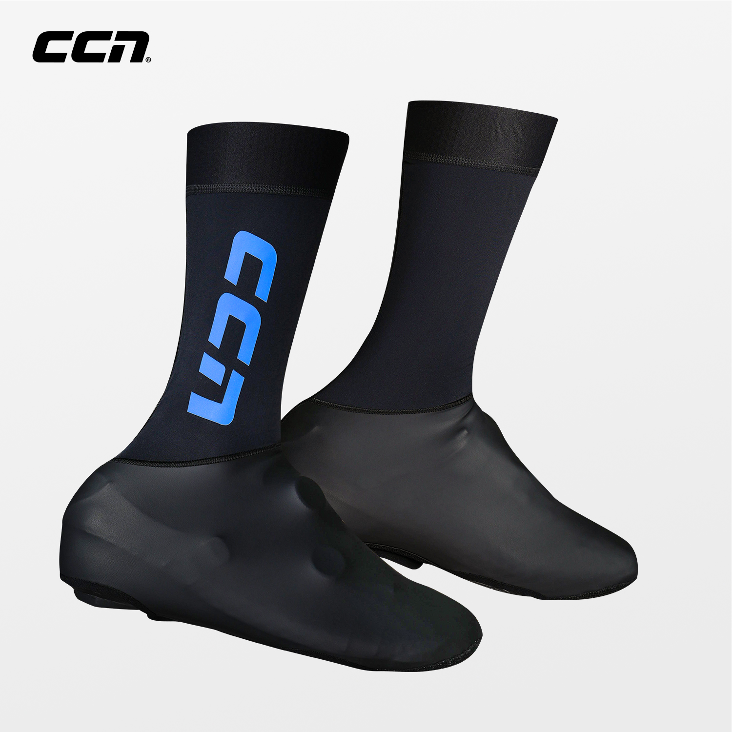 CCN骑行鞋套秋冬季加绒防风保暖新款公路车自行车锁鞋鞋套黑通用