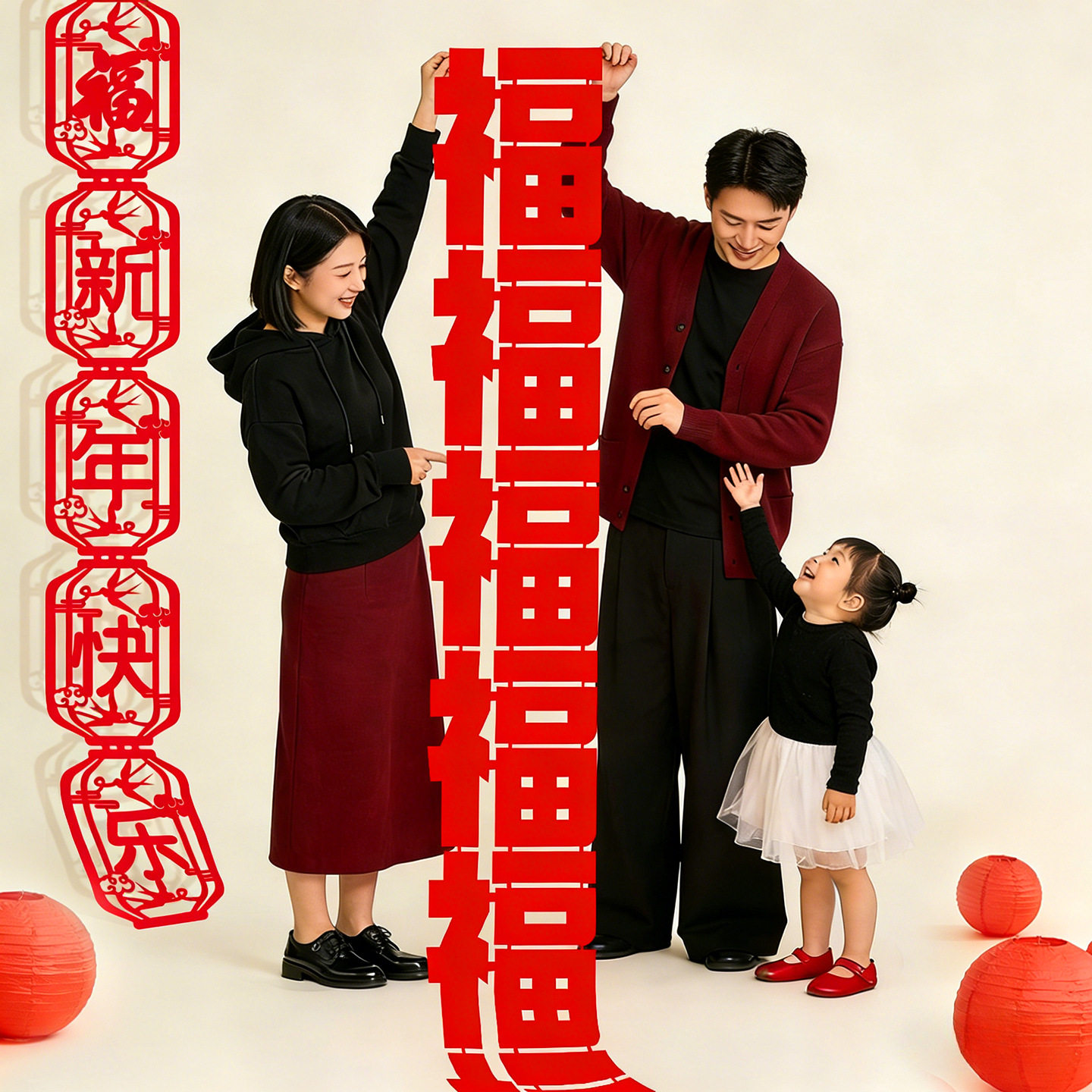 新年快乐拍摄道具2026马年过年春节室内客厅背景挂饰挂帘节庆用品,节庆用品/礼品,节日装扮用品,淘宝优惠券,粉丝福利购,淘宝优惠卷