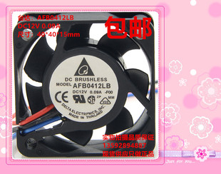 台达AFB0412SHB/VHB/LB 12V 0.35A 0.24A 0.09A 4015 4CM散热风扇