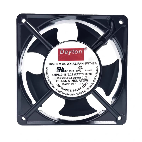 全新原装Dayton 4WT47 115V 0.18A 12038 机柜焊接 散热风扇 12CM