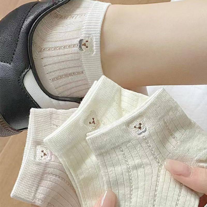 船袜女全棉夏可爱日系ins潮网红空调袜浅口女士纯棉短袜批发厂家