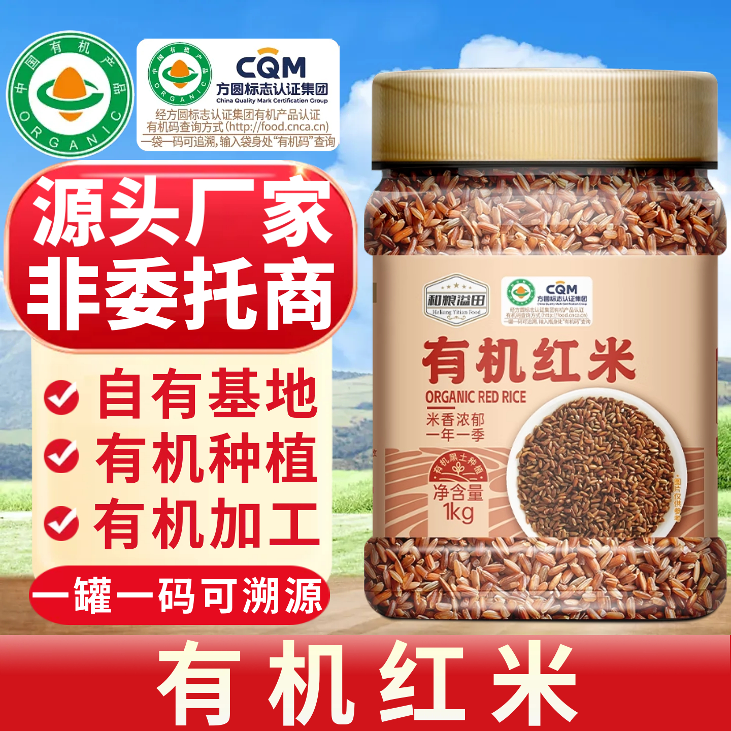和粮有机红米新米红米杂粮大米饭