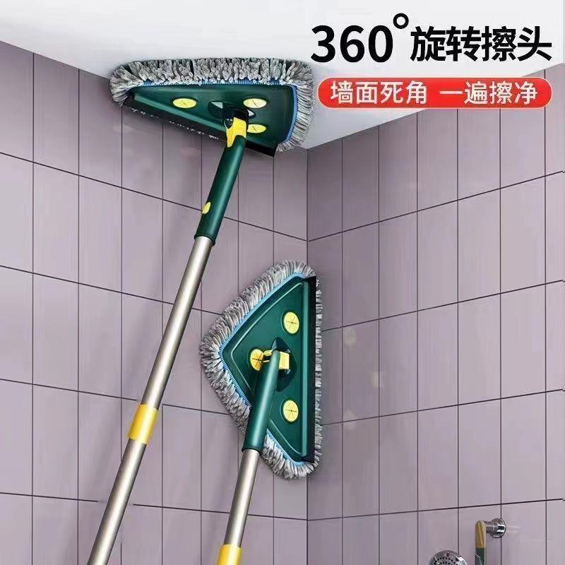 新疆包邮家用三角拖把一拖净轻便擦厨房天花板瓷砖地面多功能除尘