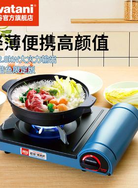 岩谷ZB-19M蓝色限定便携卡式炉具大火力家用燃气炉野营烧烤肉火锅