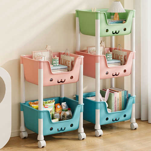 零食杂物桌面阅读收纳书柜置物架