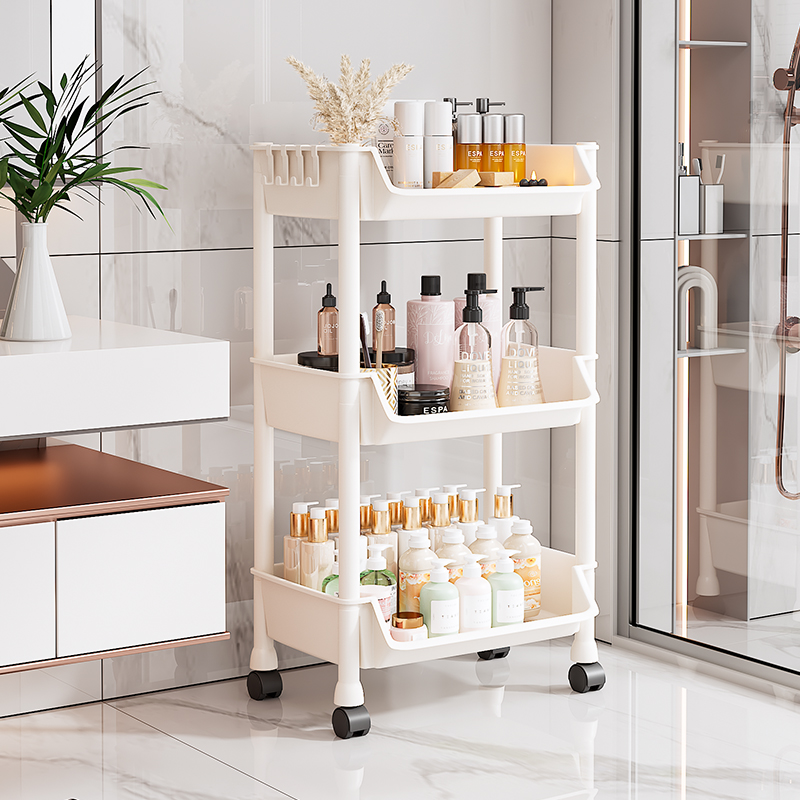 卫生间落地推车多功能厨房收纳架
