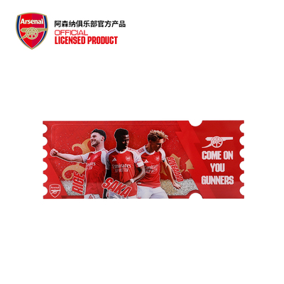 arsenal阿森纳官方旗舰店正品票根球员亚克力流沙冰箱贴