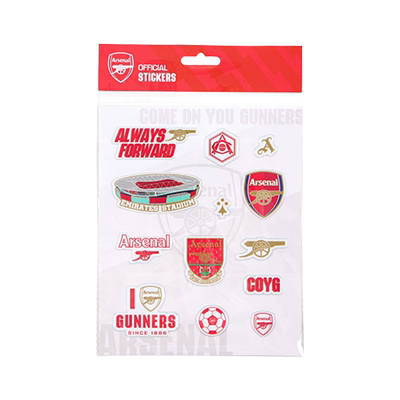 arsenal阿森纳旗舰店官方正品不干胶贴纸装饰