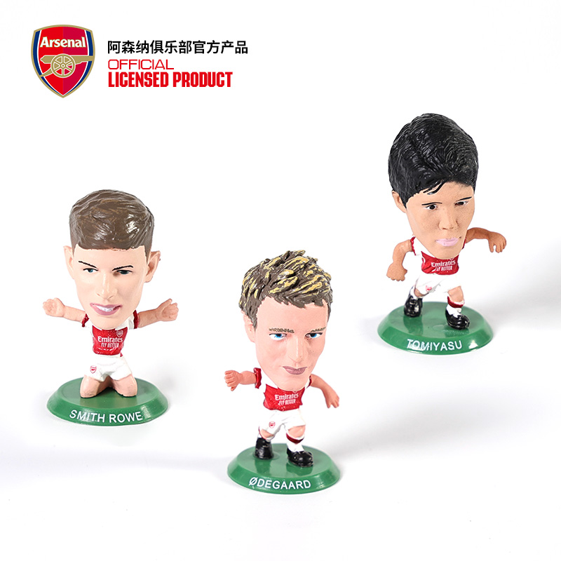 Arsenal阿森纳/阿仙奴旗舰店球员厄德高萨卡马丁内利玩偶手办 运动/瑜伽/健身/球迷用品 球迷用品 原图主图