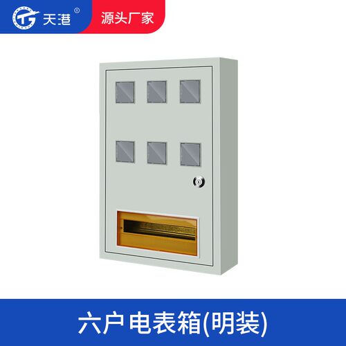 PZ40单相电表箱6户配电箱DZ47导轨安装家用明装单C45暗装入墙