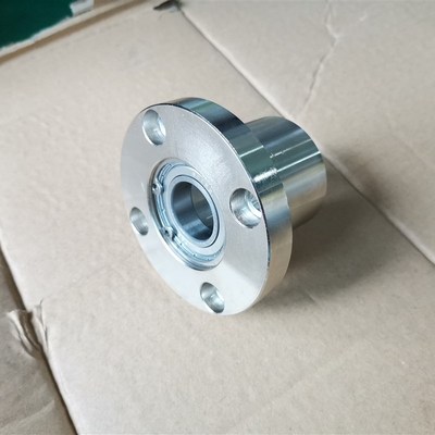 轴承座组件钢制镀镍圆法兰双轴承座BFP02 BGRB6906 6008带座轴承