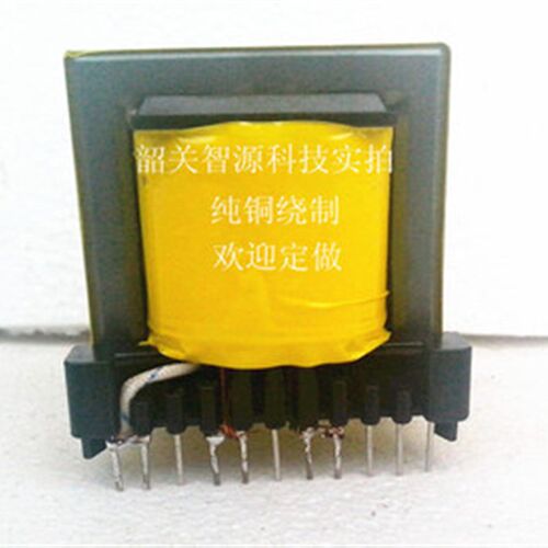 定做立式或卧式EE55B/逆变器/高频变压器/初级紫铜皮绕制12V-24V