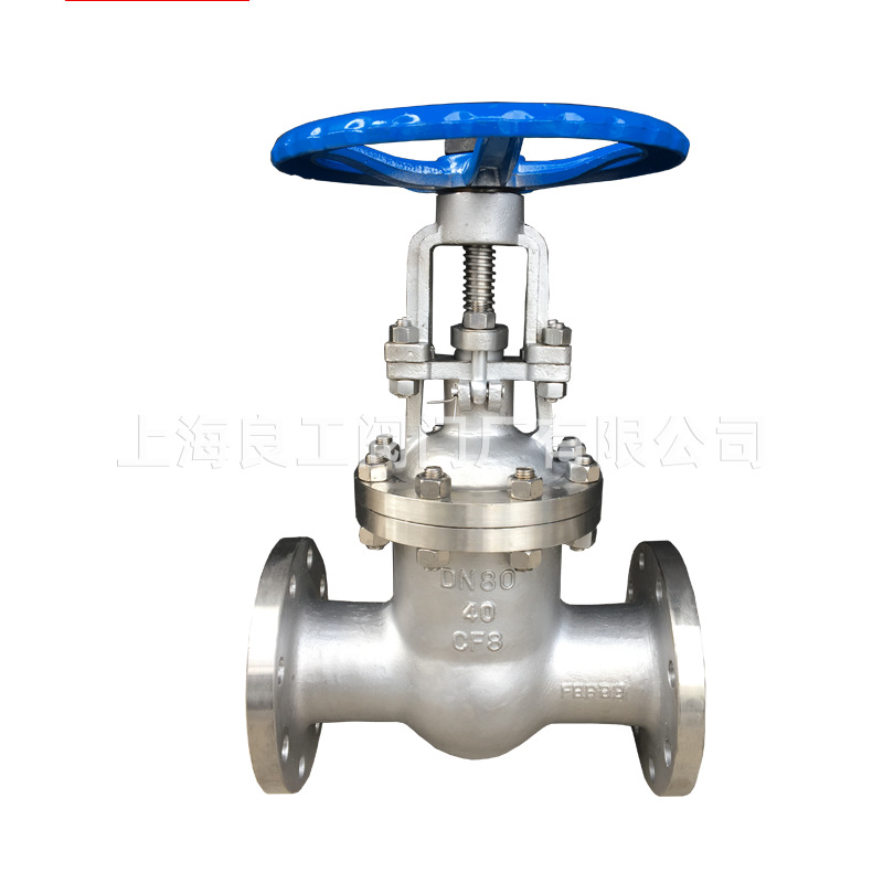 上海良工阀门3f04不锈钢法兰高压高温闸阀Z41W-40P手动闸阀DN50 8