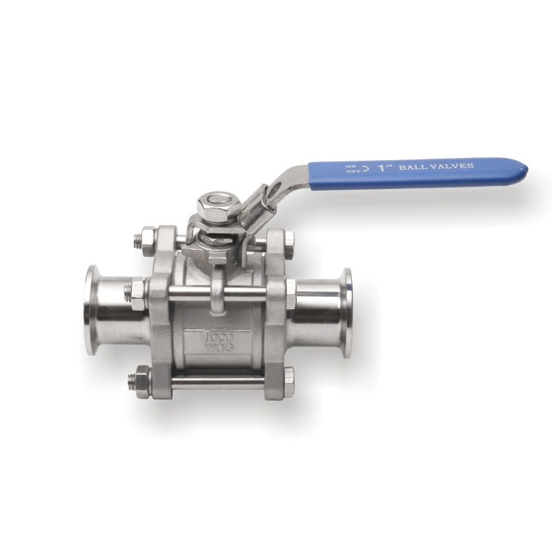 不锈钢管真空球阀KF16 F25 KF40 KF50 法兰真空球阀Z三片式球阀