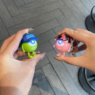 大眼仔会说iloveyou的挂件发声发光钥匙扣我爱你送学生女朋友礼品