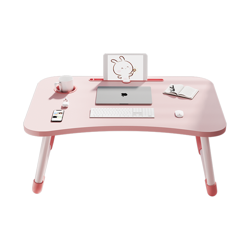 床上小桌子可折叠电脑桌学生宿舍上铺书桌学习桌家用卧室飘窗懒人办公桌笔记本支架儿童写字桌绘本阅读桌炕桌