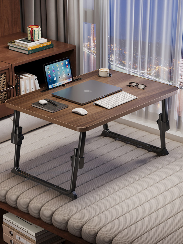 床上小桌子可折叠升降床上桌宿舍学生学习写字桌书桌电脑桌居家简