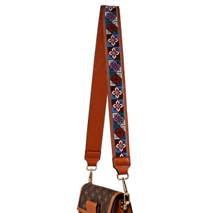 十字绣真皮包带单肩斜挎宽肩带宽包带替换带头层牛皮包带配件正品