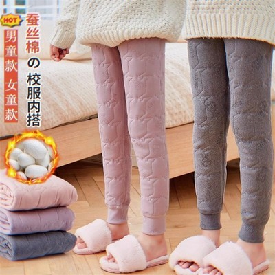 儿童校服神器棉裤内搭加绒内穿裤子女童秋冬季学生加厚男款保暖裤