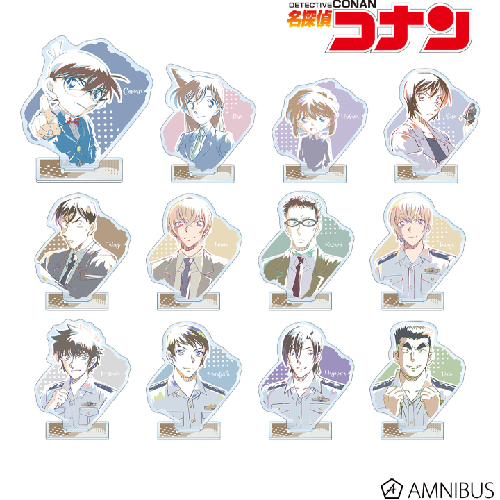 AMNIBUS 名侦探柯南 水彩风 第6弹 亚克力立牌 整盒贩卖 全12种