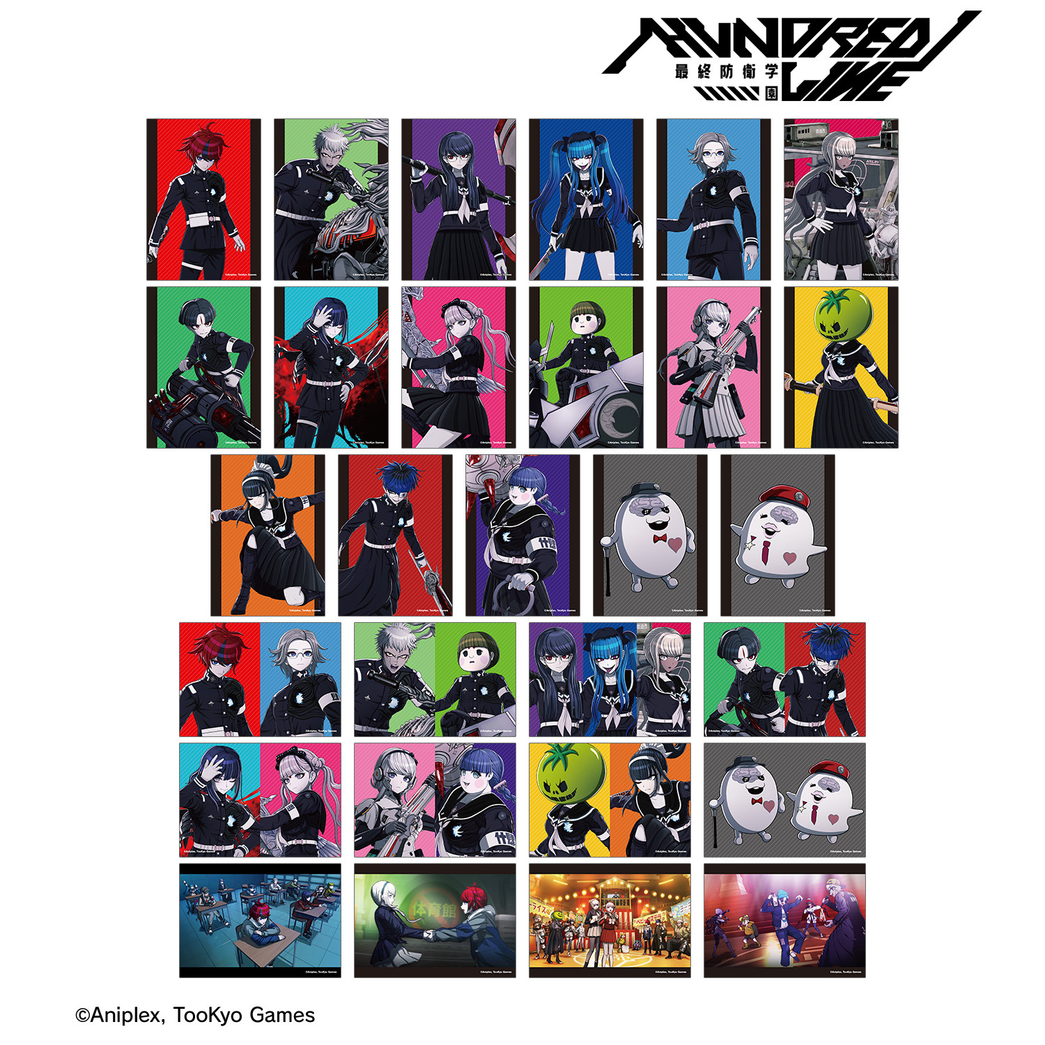 AMNIBUS 百日战纪 -最终防卫学园- 相卡 整盒贩卖 全29种