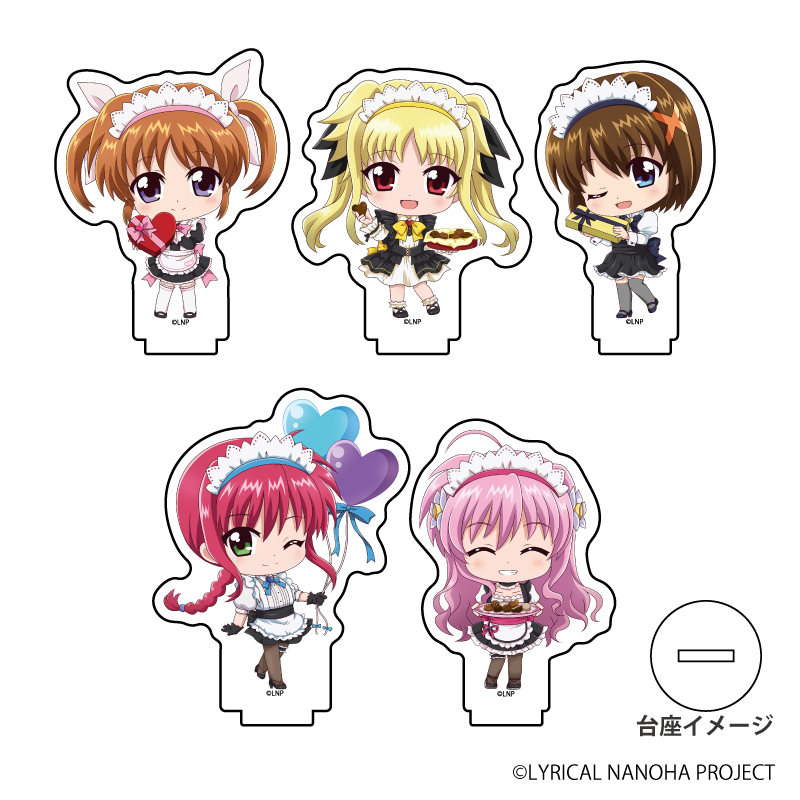 A3魔法少女奈叶系列情人节ver.Q版亚克力立牌A整盒贩卖全5种