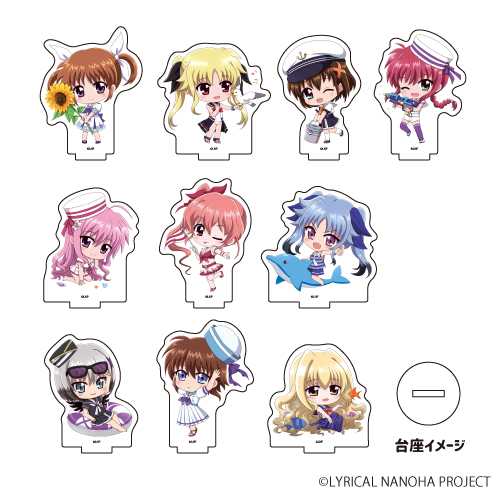 A3魔法少女奈叶系列海洋ver.Q版亚克力立牌整盒贩卖全10种