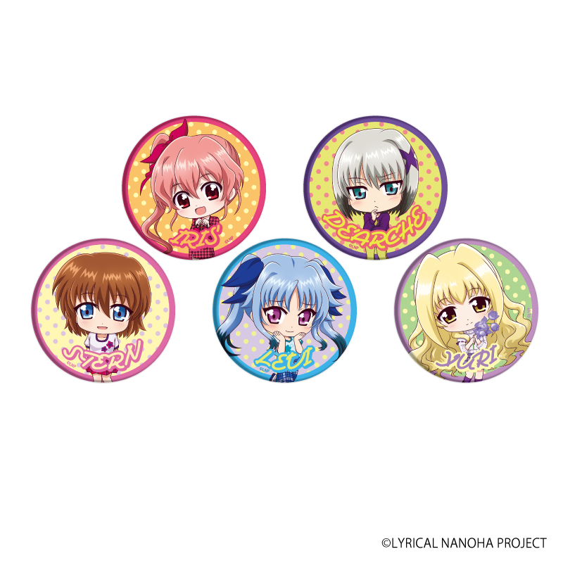 A3 魔法少女奈叶系列 时装秀ver. Q版 吧唧徽章 B 全5种