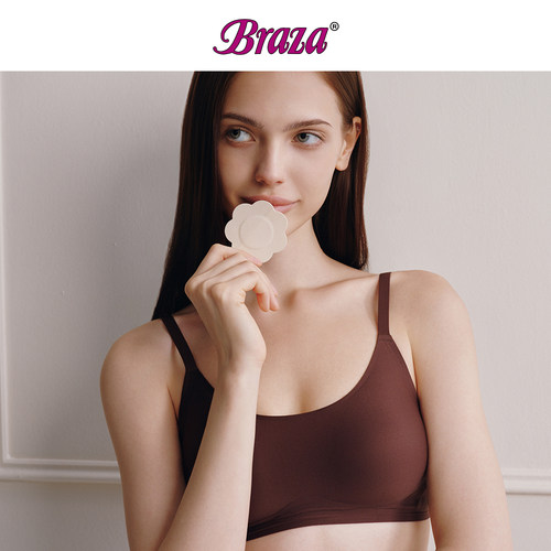braza美国制造花瓣超薄乳头贴