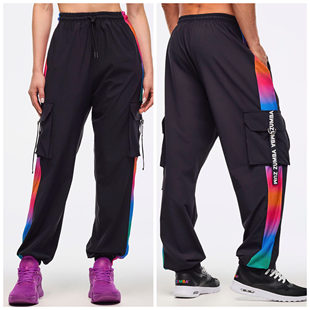薄款 宽松款 长裤 ZW现货健身服饰瑜伽裤 子 裤 子拼接裤 082 宽松工装