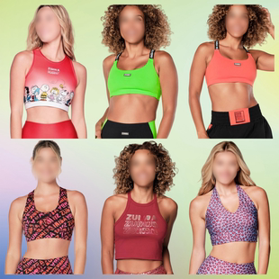 ZW桑巴健身运动休闲服瑜伽舞蹈胸衣上衣锻炼 403 423 485 513 622