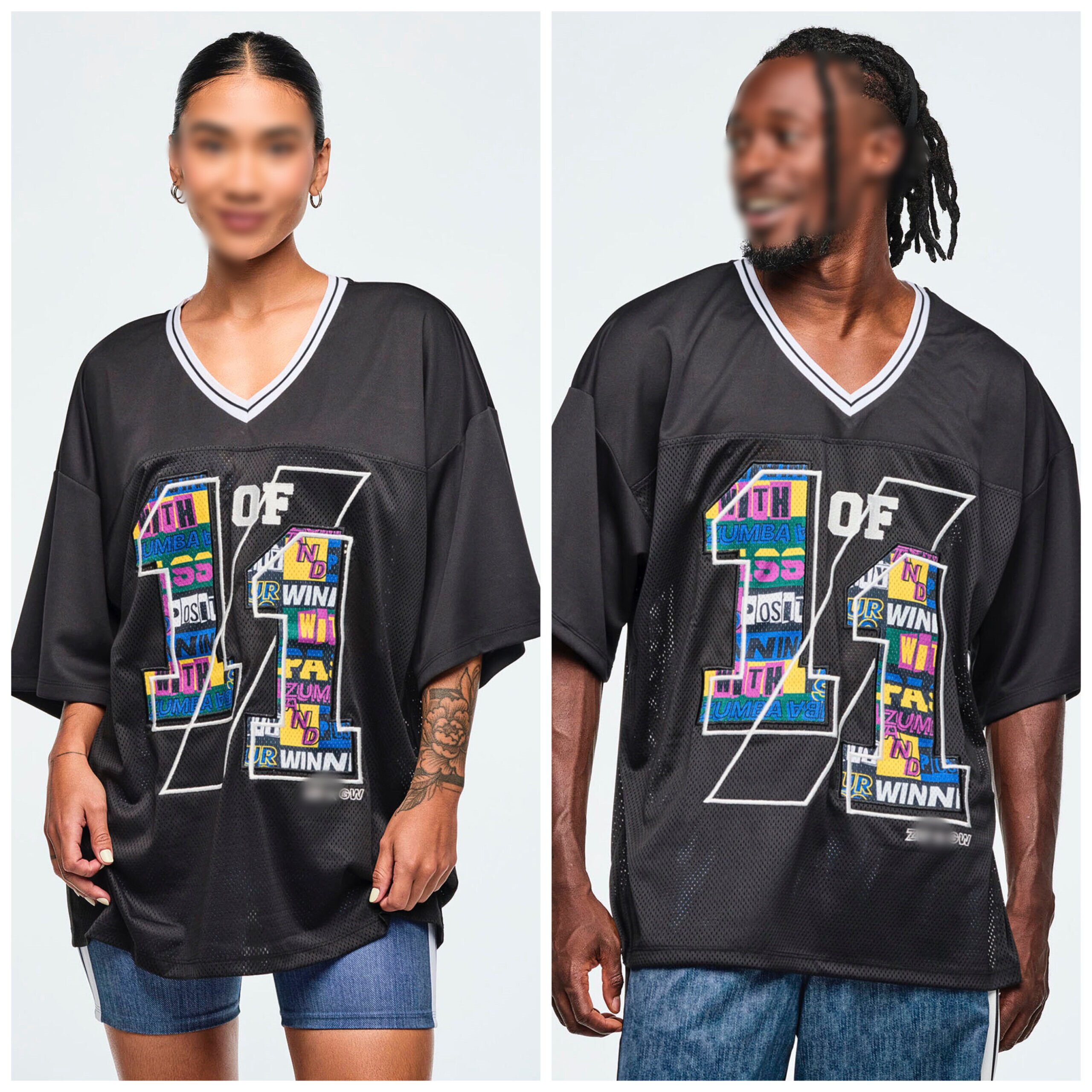 ZW现货新款健身服瑜伽服休闲服舞蹈短袖宽松高品质拼接V领短袖352