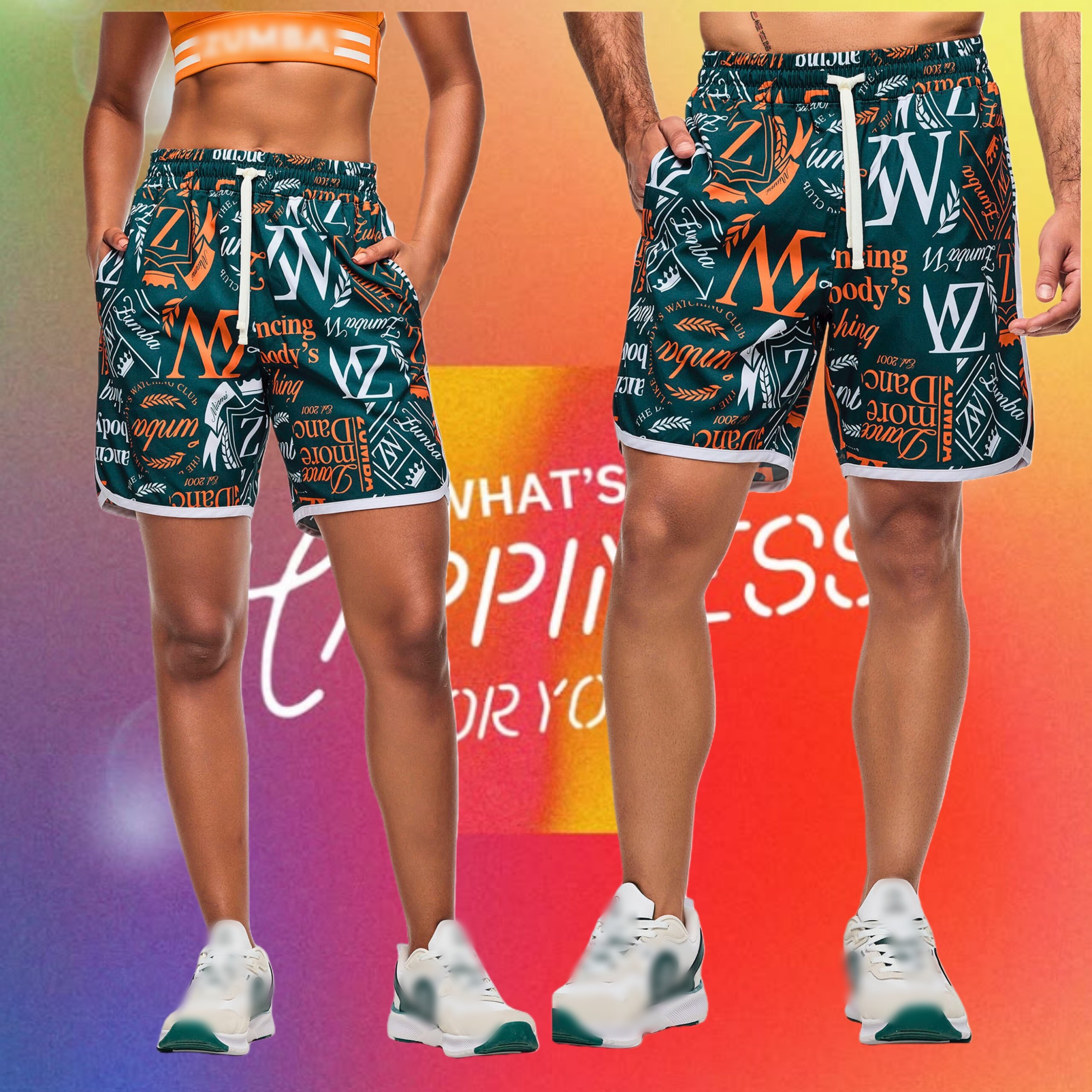 ZW现货新款健身服新货健身服休闲服跑步服休闲裤运动短裤速干 086