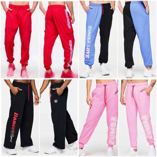 ZW健身运动服瑜伽休闲热销宽松阔腿裤卫裤长裤  065 515  516 517