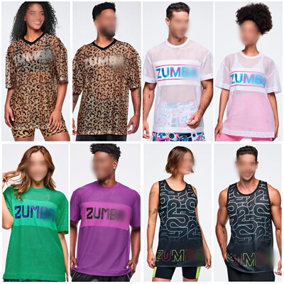 ZW现货新款健身服瑜伽休闲舞蹈短袖透气T恤网布1362 953 1185 143