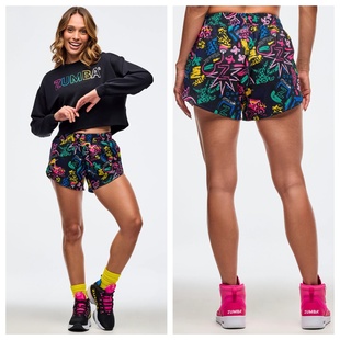 速干面料原色印花 运动裤 630 2025现货健身服健身休闲服短裤 ZW新款