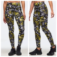 P634-Колготки-Желтый Черный