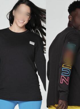 清仓处理ZW新到健身休闲运动男女舞蹈长袖纯棉秋冬厚T恤上衣  195