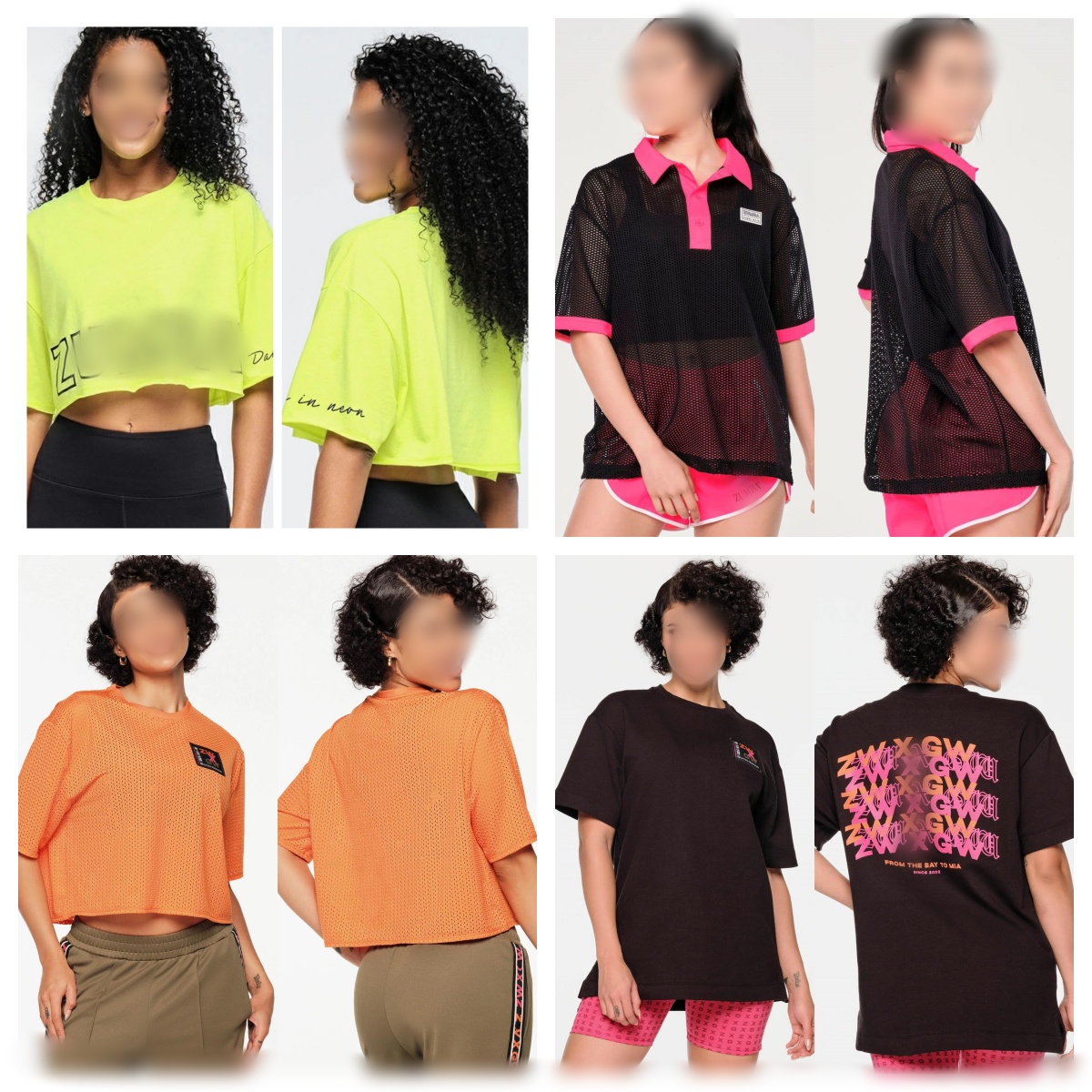 ZW健身服舞蹈运动跑步休闲T恤宽松型上衣女 711 792  260