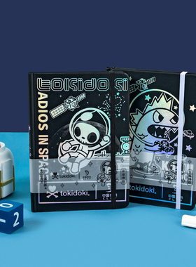 广博 x tokidoki x中国探月clep 联名款B6硬面彩页笔记本记事本日记本子KT81071