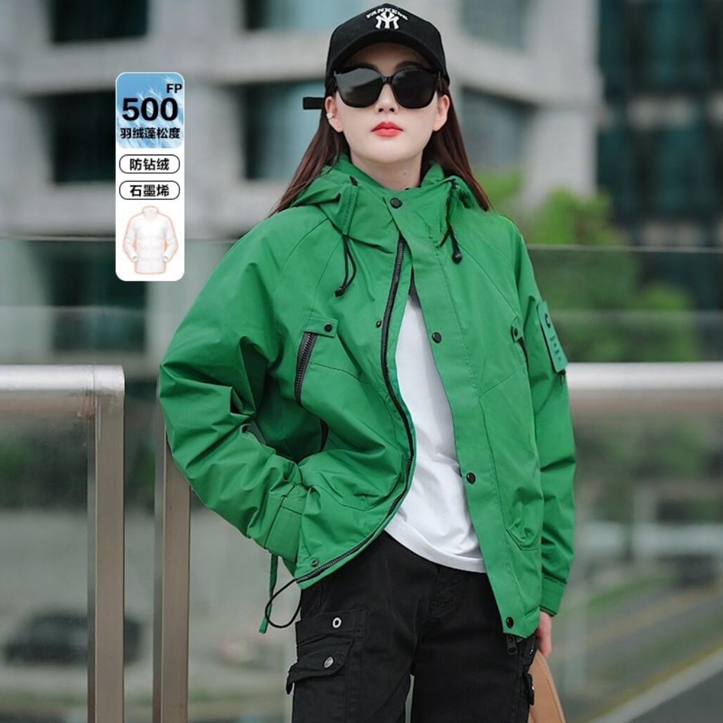 男女同款高端加厚保暖冲锋衣外套