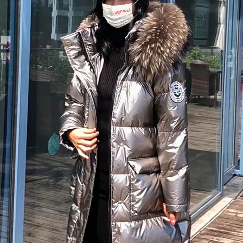 中长款过膝连帽羽绒服