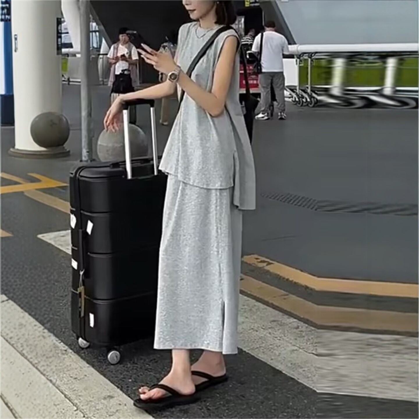 时尚套装裙女2025夏新款韩版宽松
