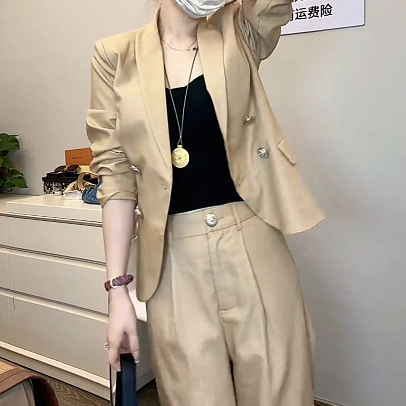 高级感气质西服套装女