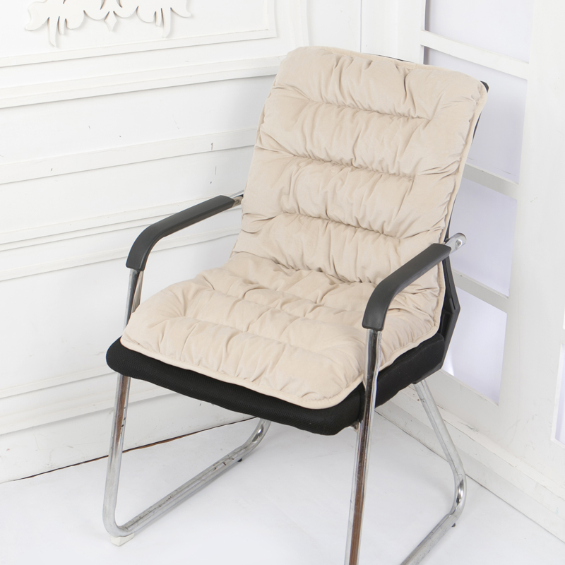 优比丽坐垫靠垫一体秋冬季短毛绒