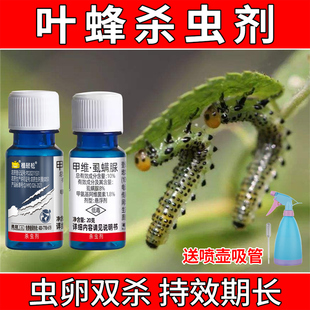 月季切叶蜂甲维虱螨脲杀虫剂专用药花茎蜂蚜虫腻虫除虫药剂农药
